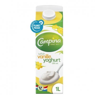 Campina Halfvolle vanille yoghurt