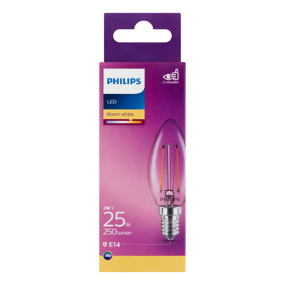 Philips LED Lamp Warm White 2W E