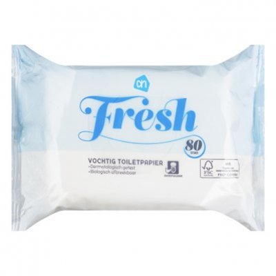 Huismerk Vochtig toiletpapier fresh