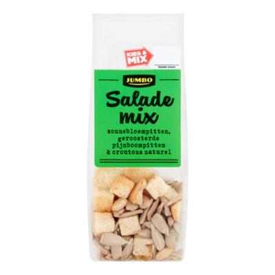 Huismerk Salade Mix Geroosterde Pijnboompitten & Croutons Naturel
