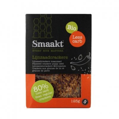 Smaakt Low carb lijnzaad cracker pitten