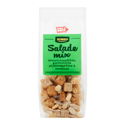 Huismerk Salade Mix Geroosterde Pijnboompitten & Croutons