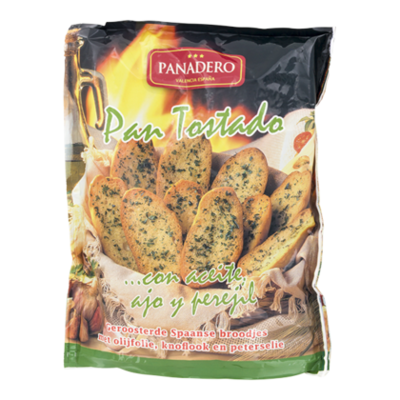 Panadero Pan tostado ajo y perejl