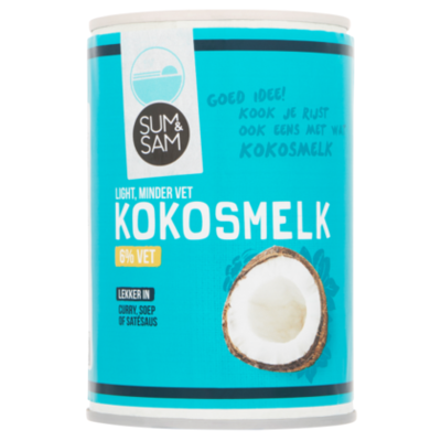 Sum en Sam Kokosmelk 6% vet