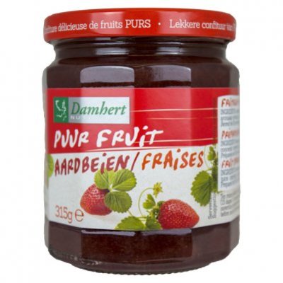 Damhert Aardbeien fruitbeleg