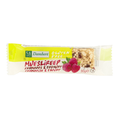 Damhert Glutenvrije mueslireep framboos