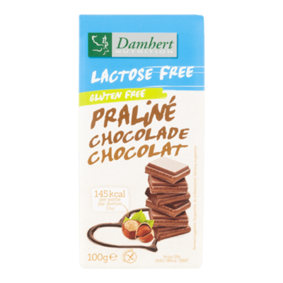 Damhert Lactosevrije chocolade tablet praline