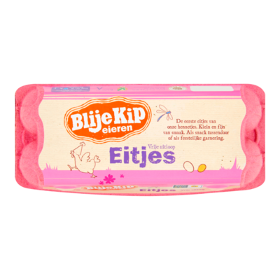 Blije Kip Eieren Vrije Uitloop Eitjes