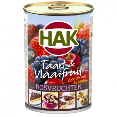 Hak Taart & vlaaifruit bosvruchten