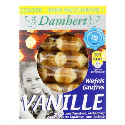 Damhert Vanille wafels tagatose suikerbewust
