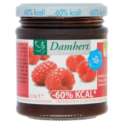 Damhert Tagatesse confituur framboos aardbei