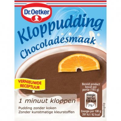 Dr. Oetker Kloppudding chocolade
