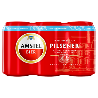 Amstel Koud Blik 6 x 33 cl