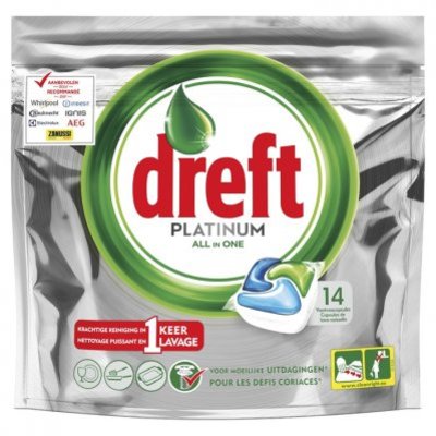 Dreft Platinum vaatwastabletten regular