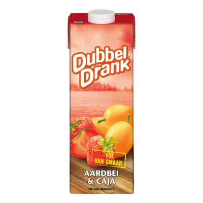 DubbelDrank Aardbei & Caja