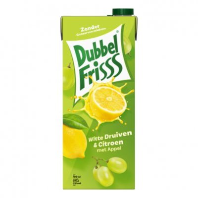 DubbelFrisss Witte druiven & citroen