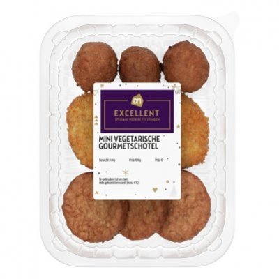 Huismerk Mini vegetarische gourmetschotel