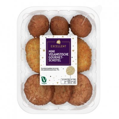 Huismerk Mini vegetarische gourmetschotel
