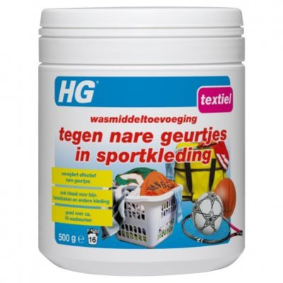 HG Wasm.tegen nare geurtjes in sportkleding