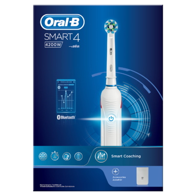 Oral-B Smart 4200W White Elektrische Tandenborstel Powered By Braun