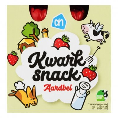 Huismerk Super kwarksnack aardbei