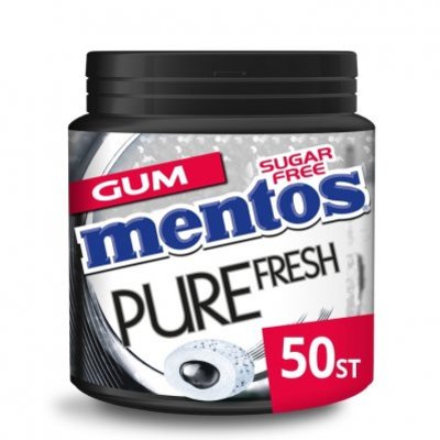 Mentos Gum Bottle pure fresh black mint