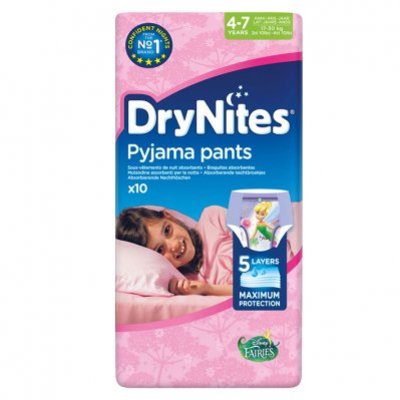 Huggies DryNites luierbroekjes meisje 4-7 jaar