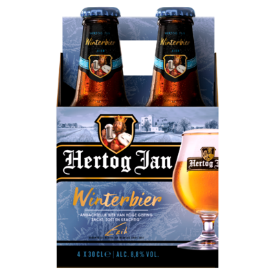 Hertog Jan Winterbier Flessen 4 x 30 cl