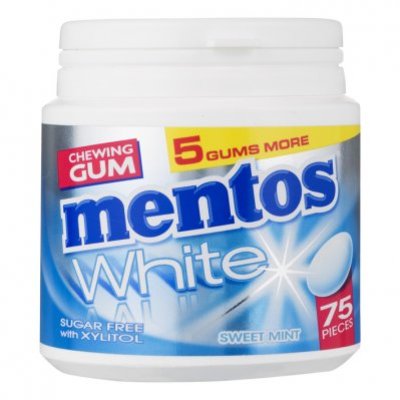 Mentos Gum Bottle white sweet mint