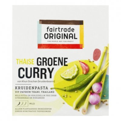 Fairtrade Original Groene curry kruidenpasta