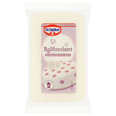 Dr. Oetker cupcake rolfondant wit