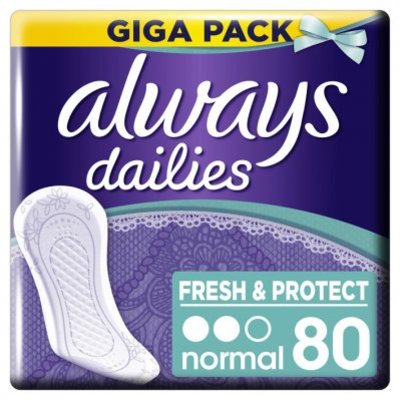 Always Dailies fresh & protect inlegkruisjes