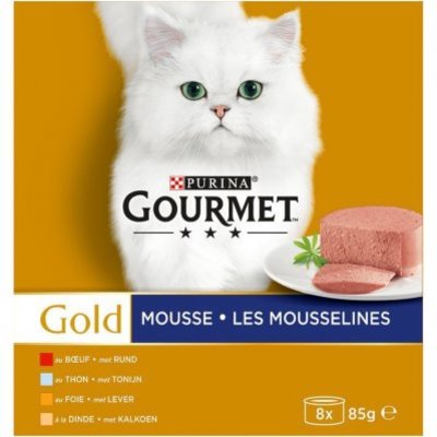 Gourmet Gold mousse 8-pack o.a. met tonijn