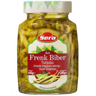Sera Aci frenk biber (pickled hot peppers)