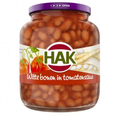 Hak Witte bonen in tomatensaus