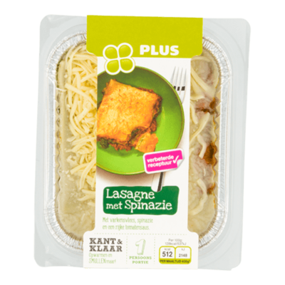 Huismerk Lasagne spinazie
