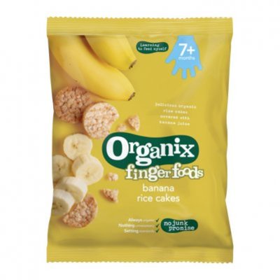 Organix Rijstwafels banaan 7+m