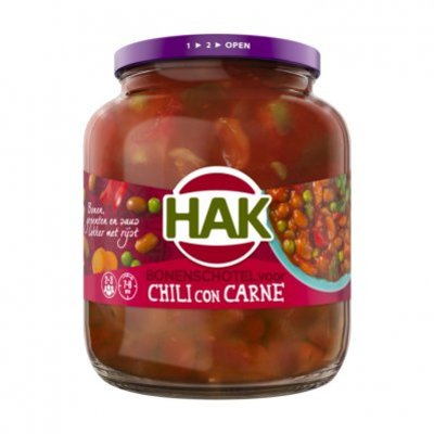 Hak Bonenschotel voor chili con carne