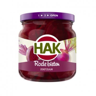 Hak Rode bieten schijven zoetzuur