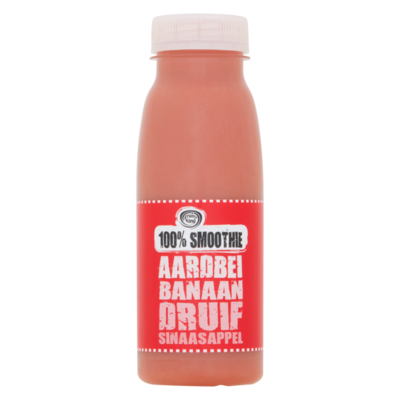 Fruity King 100% Smoothie Aardbei Appel Banaan Druif