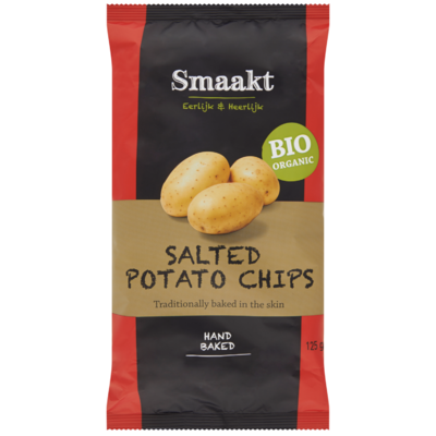 Smaakt Aardappelchips gezouten