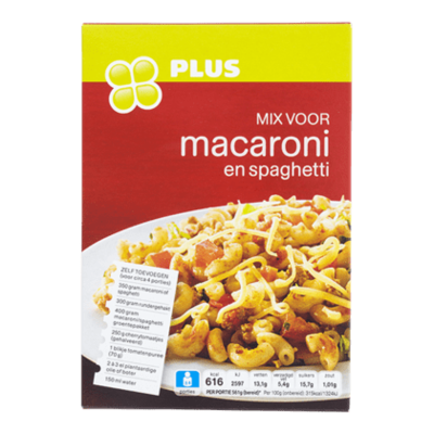 Huismerk Mix voor macaroni spaghetti