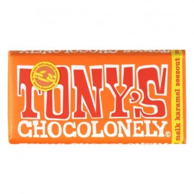 Tony's Chocolonely Melk karamel-zeezout