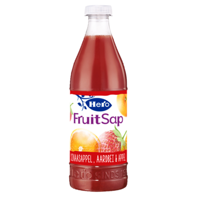 Hero Fruitsap Sinaasappel, Aardbei & Appel