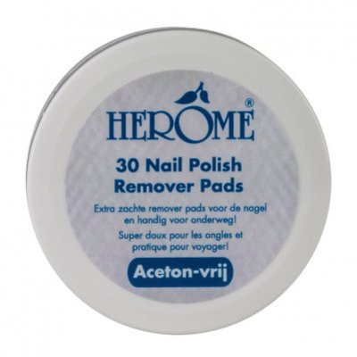 HerĂ´me Caring nail remover pads
