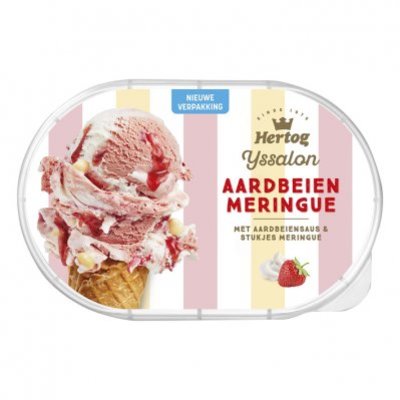 Hertog IJs aardbei meringue