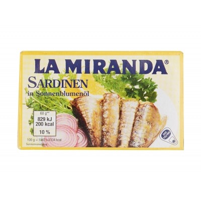La Miranda Sardines in zonnebloemolie
