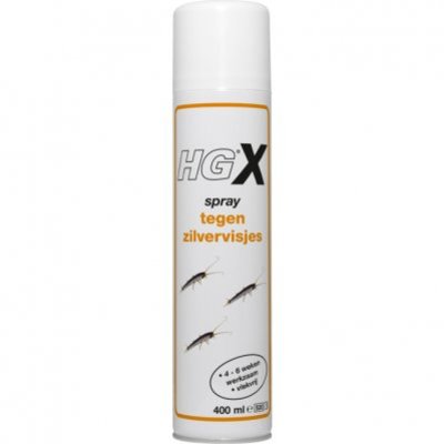 HG X spray tegen zilvervisjes