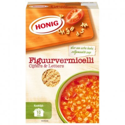 Honig Figuurvermicelli cijfers & letters