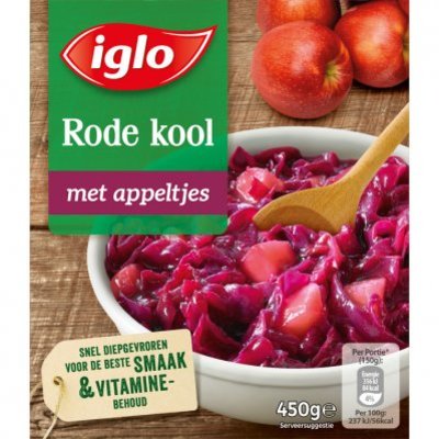 Iglo Rode kool met appeltjes
